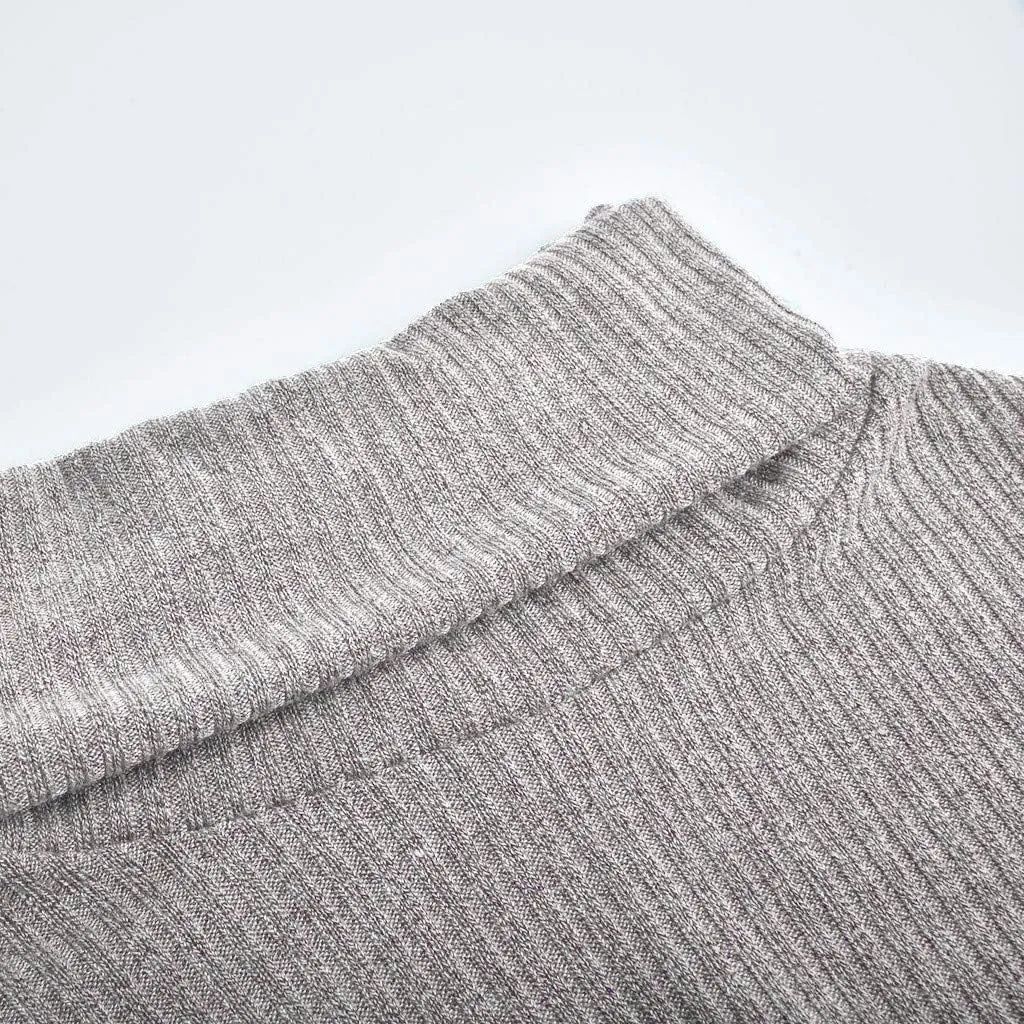 Womens Oversized Turtleneck Chunky Pullover Sweaters Cowl Neck Long Sleeve Winter Slouchy Casual Loose Knit Sweaters