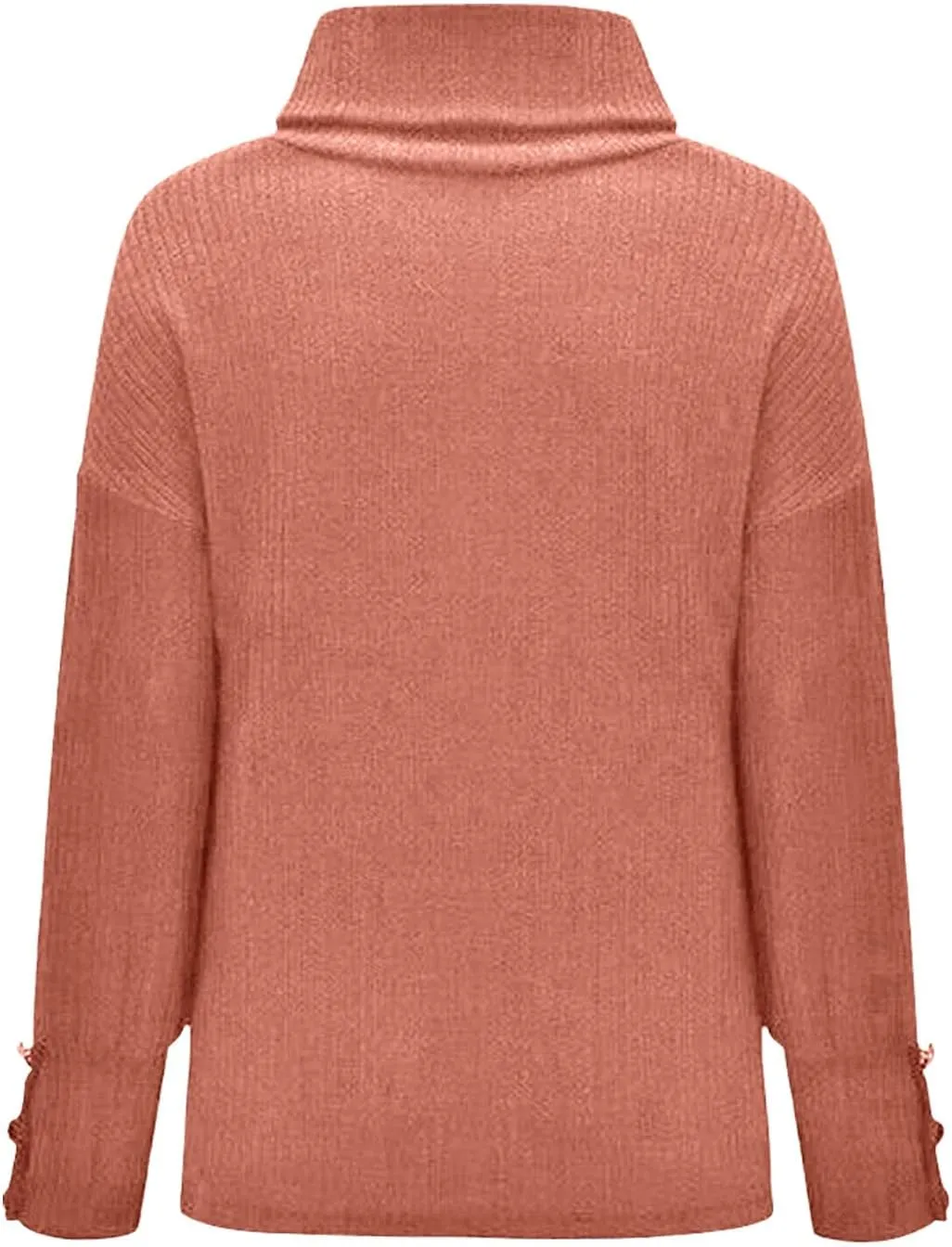 Women's Oversized Turtleneck Chunky Pullover Sweaters Winter Casual Thermal Long Sleeve Loose Knit Jumper Tops