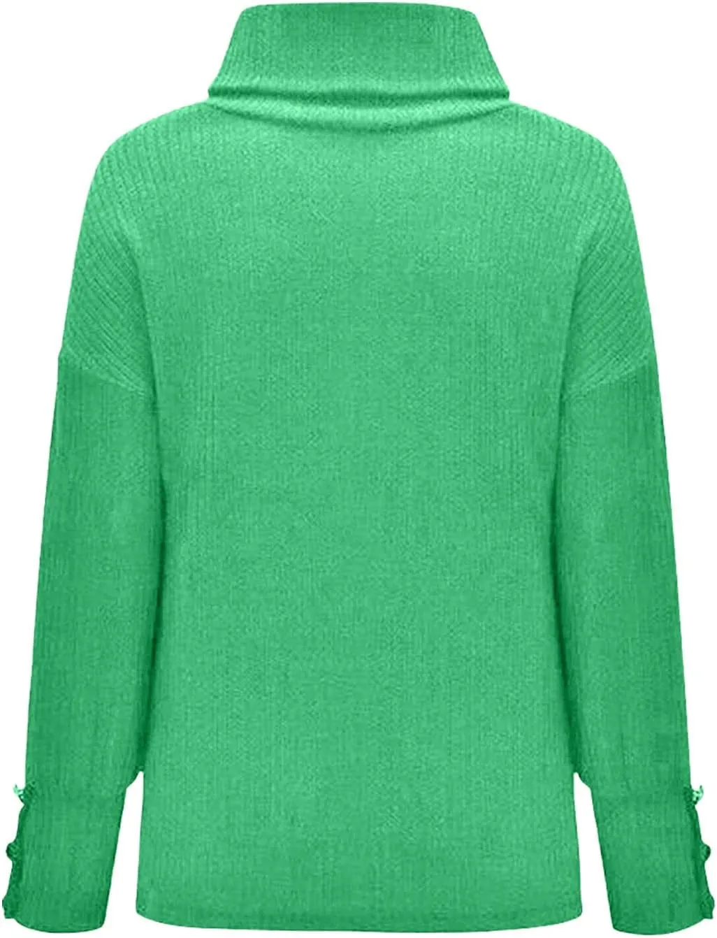 Women's Oversized Turtleneck Chunky Pullover Sweaters Winter Casual Thermal Long Sleeve Loose Knit Jumper Tops