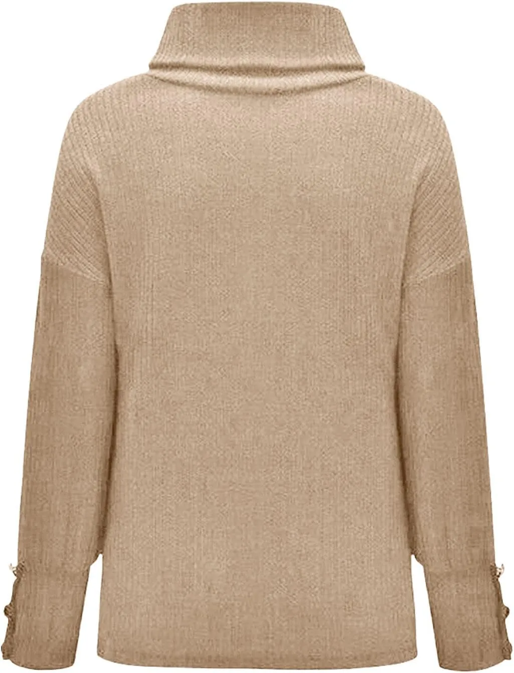 Women's Oversized Turtleneck Chunky Pullover Sweaters Winter Casual Thermal Long Sleeve Loose Knit Jumper Tops