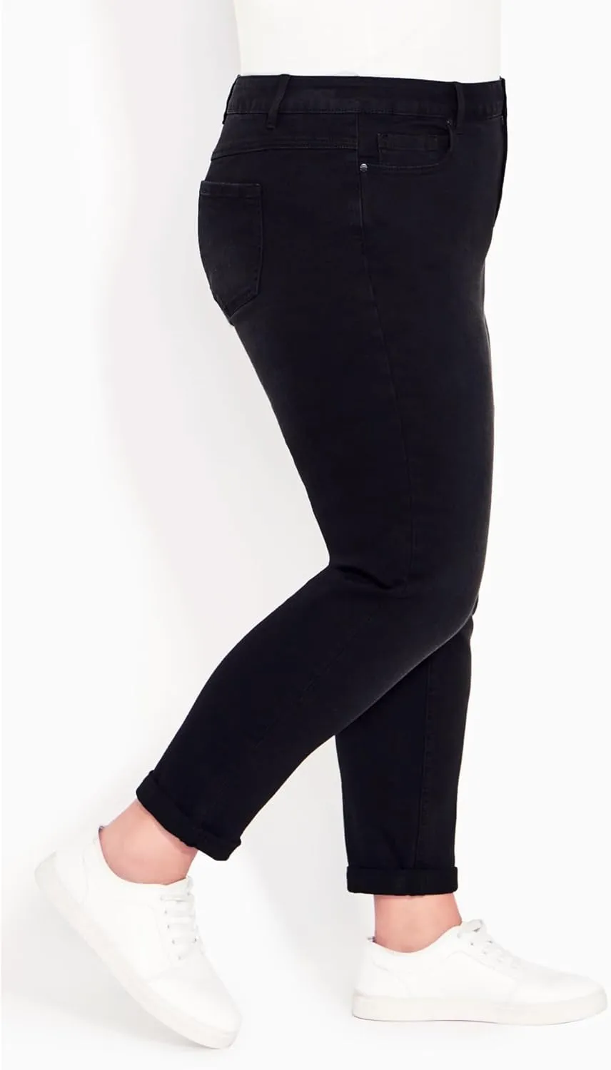 Women's Plus Size Denim Girlfriend Stretch Jean