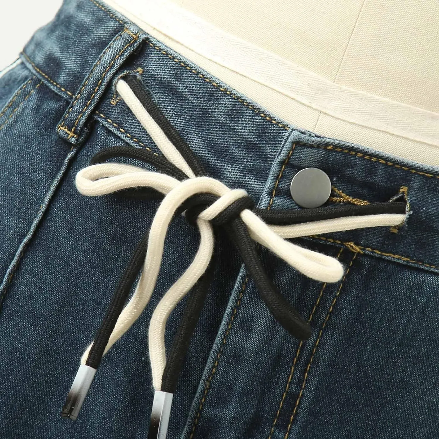 Womens Wide Leg Boyfriends Jeans High Waist Loose Distressed Denim Pants Suitable for All Leg Types All Kinds of People