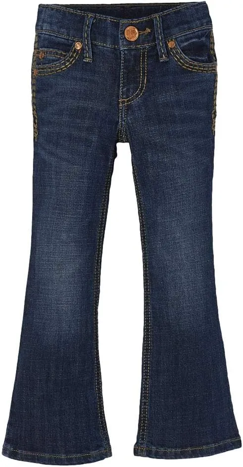 Wrangler Girls' Western Boot Cut Jeans