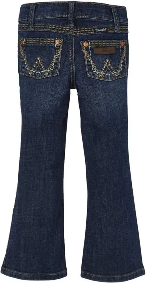 Wrangler Girls' Western Boot Cut Jeans