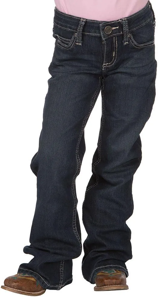 Wrangler Girls' Western Boot Cut Jeans